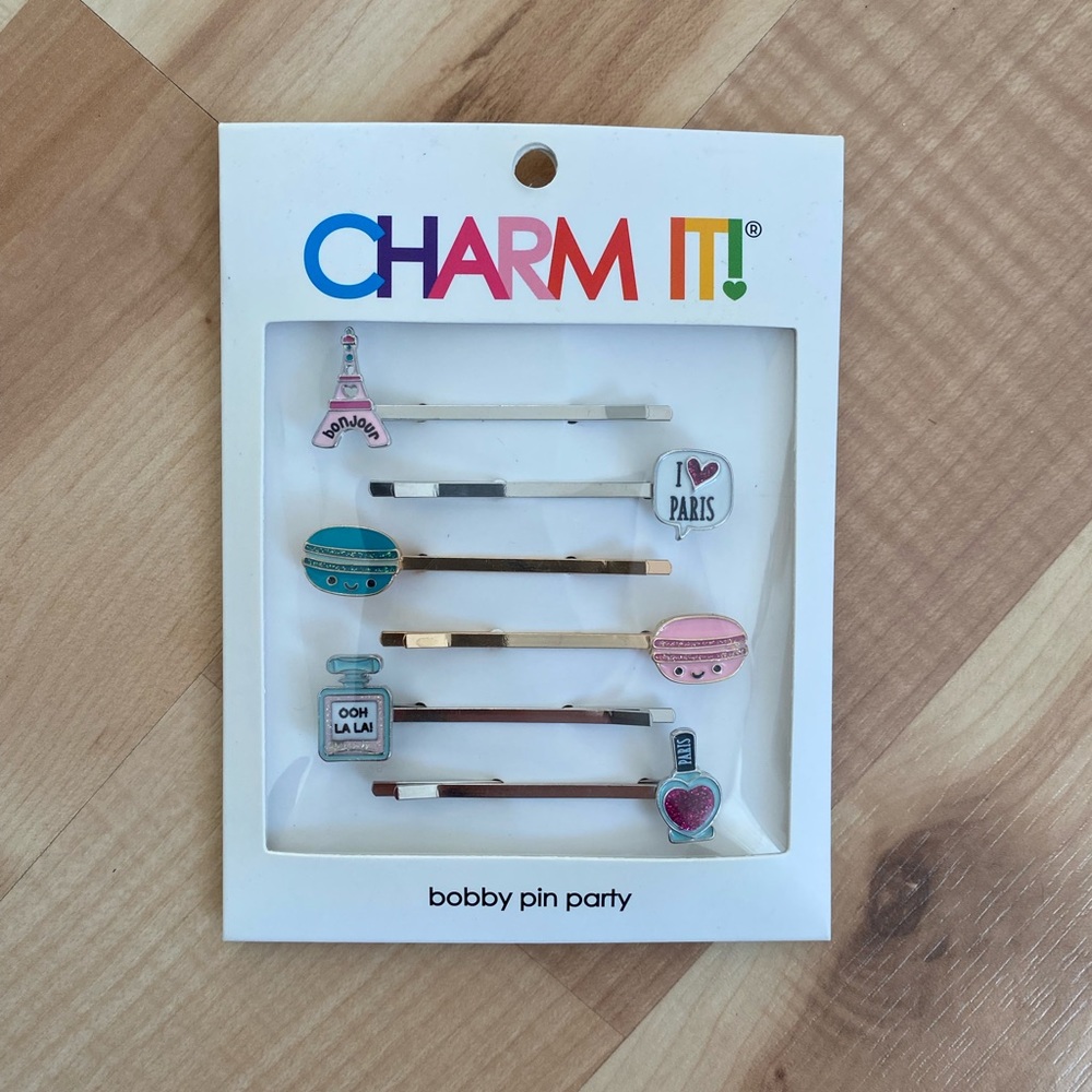 NWT Charm It! Bobby Pin Clips